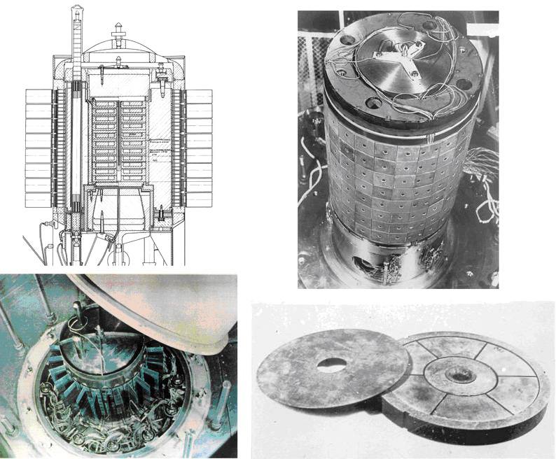 Общий вид установки «Ромашка», реактора и твэл