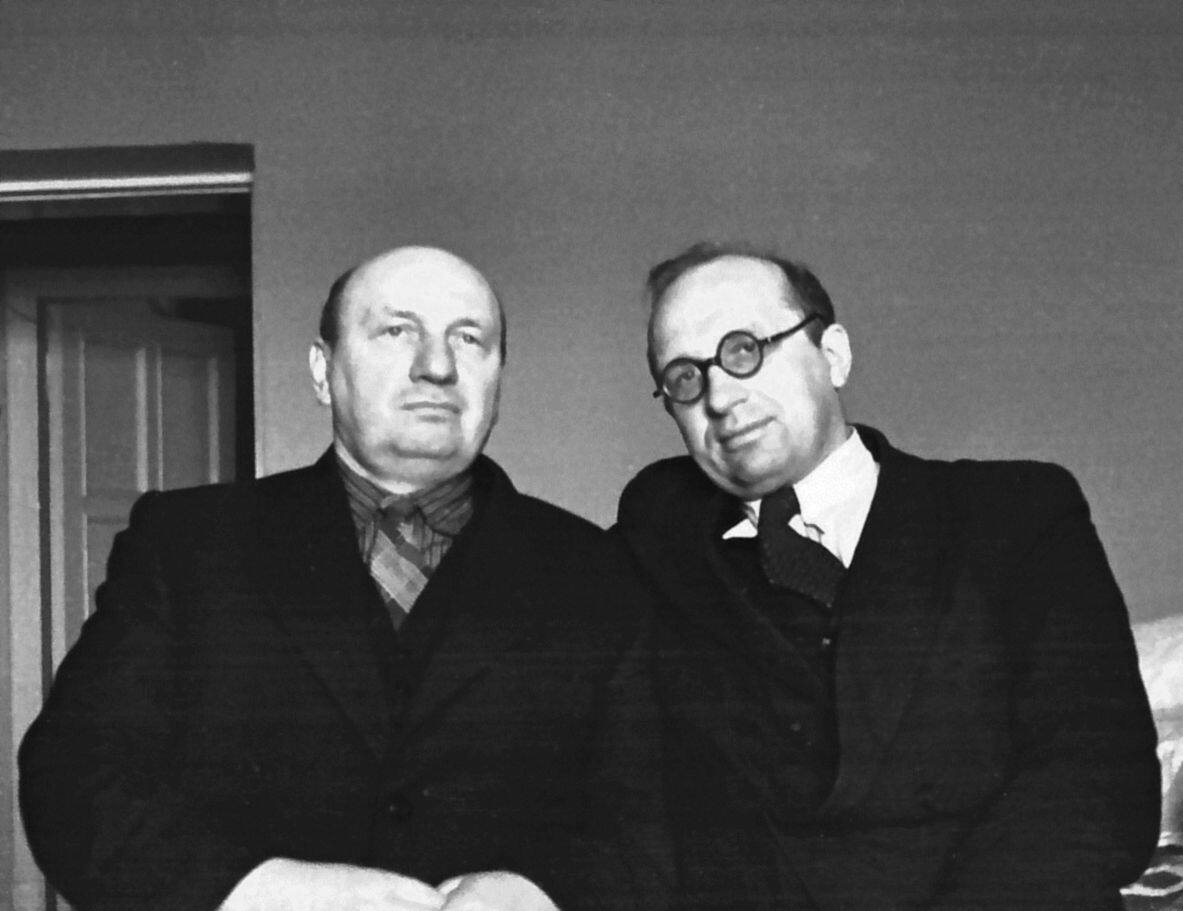 Братья Василий и Фёдор Боболевы. 1958 г.