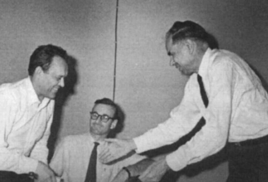 В.В. Гончаров и Г. Сиборг. 1963 г.