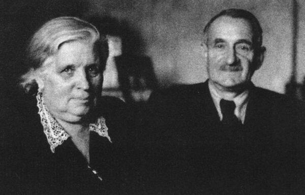 Д. И. Щербаков с женой