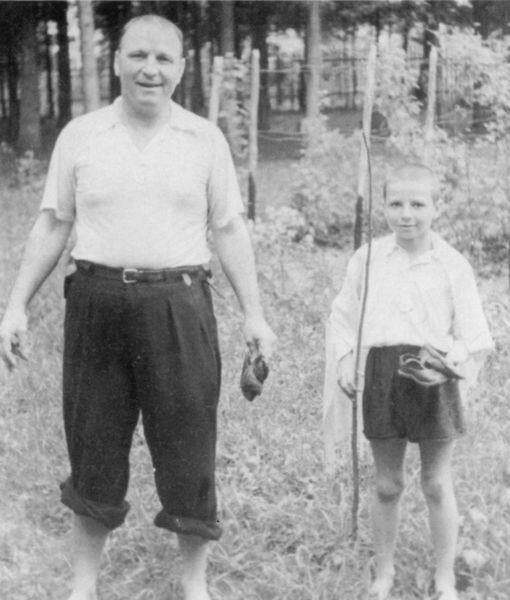 В.Б. Шевченко с сыном