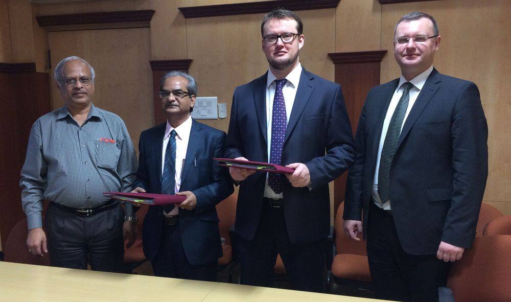 Подписание контракта с индийскими партнерами