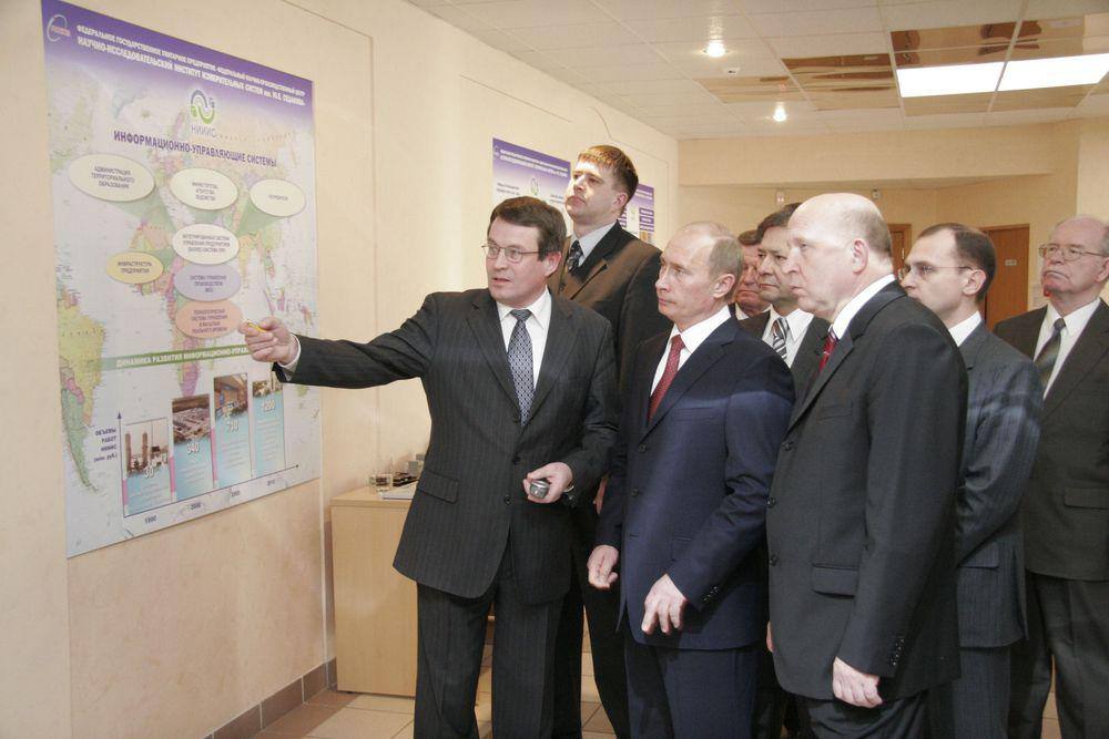 Визит В. Путина в НИИИС
