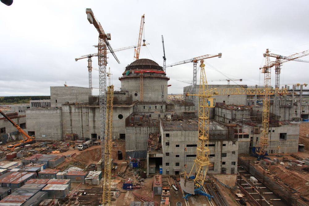 Белорусская АЭС. Строительство