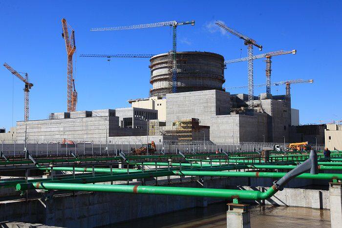 На промплощадке Белорусской АЭС