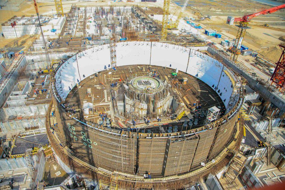 На промплощадке энергоблока № 1 Курской АЭС-2