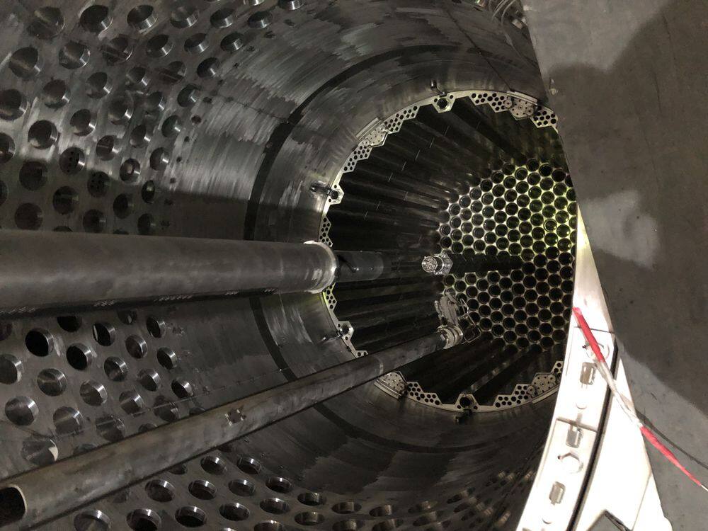 Идет загрузка ИТВС в реактор № 1 Белорусской АЭС