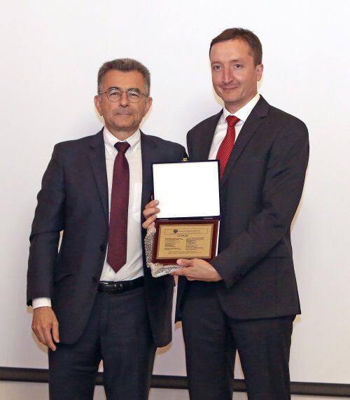 На церемонии вручения сертификата EUR проекту ВВЭР ТОИ