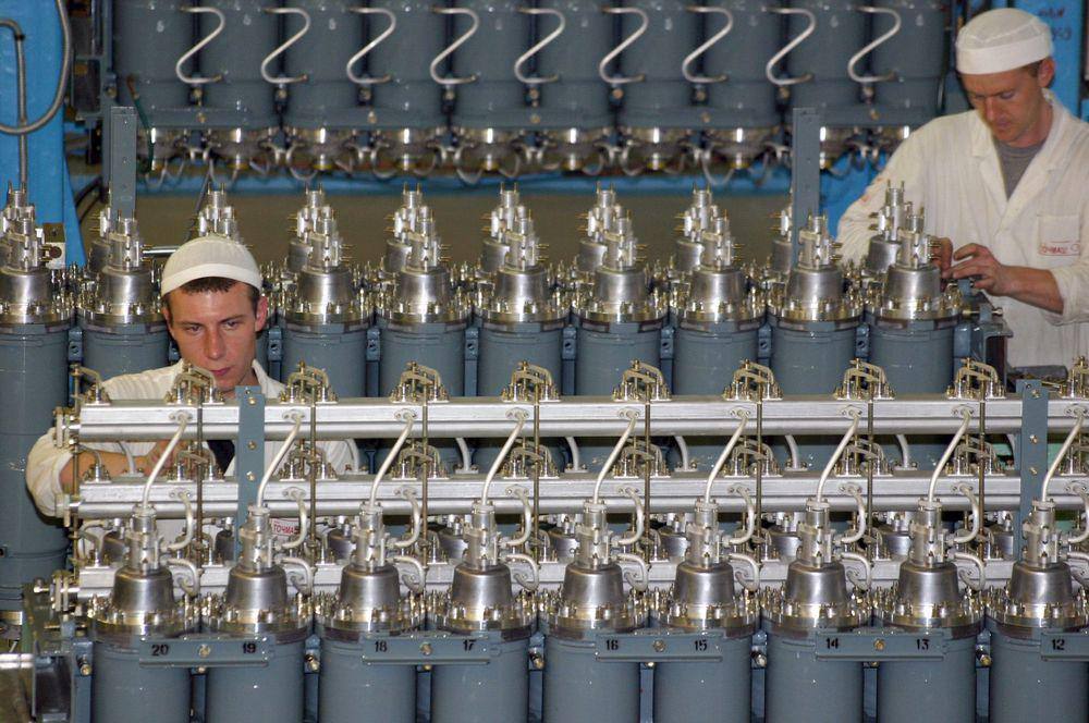 Производство газовых центрифуг