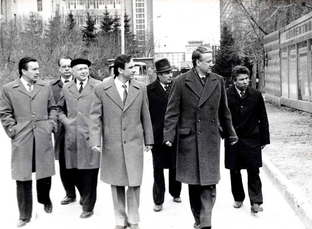 Б.Н. Ельцин на УЭМЗ