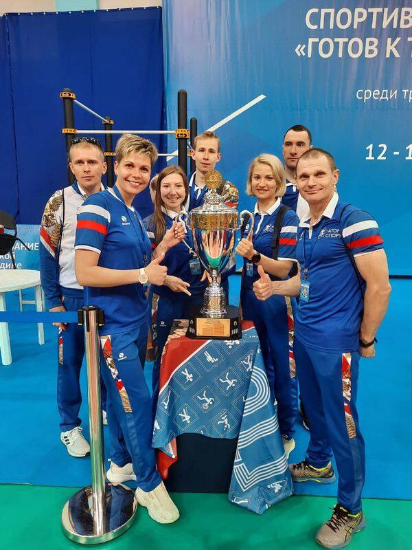 Команда Росатома на фестивале ГТО