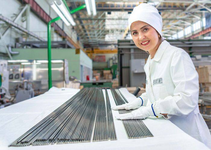 Титановые прутки производства Чепецкого механического завода