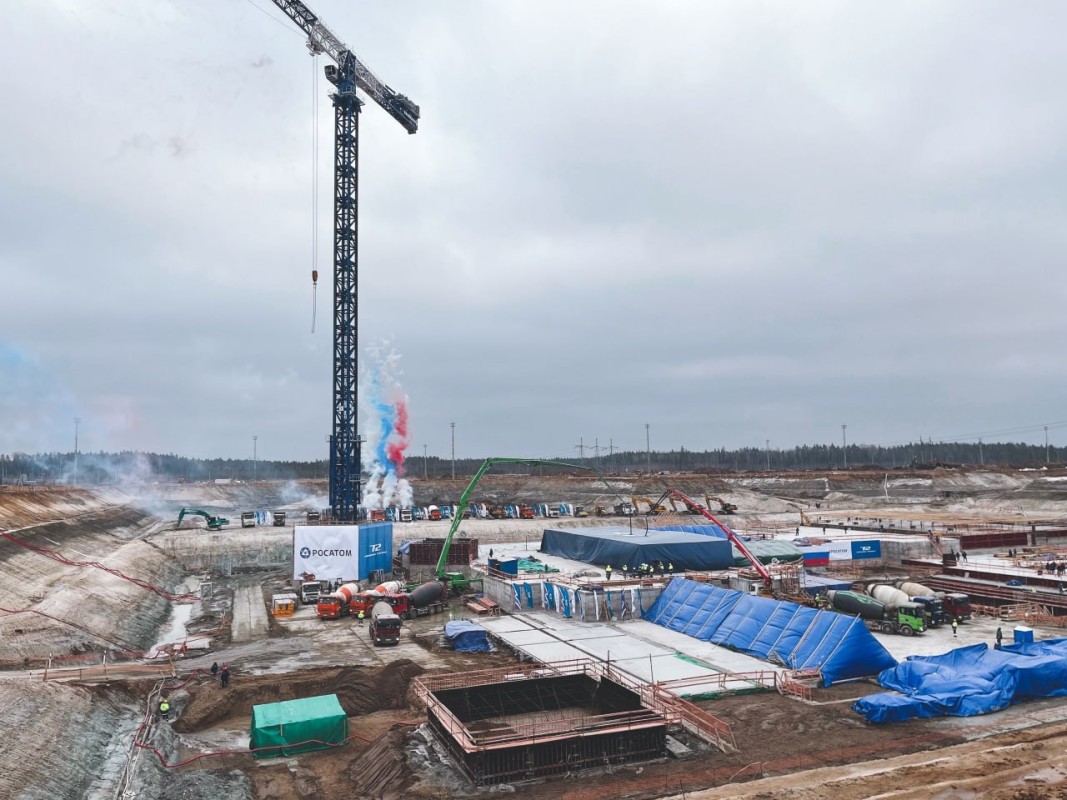 Строительная площадка энергоблока № 7 ЛАЭС