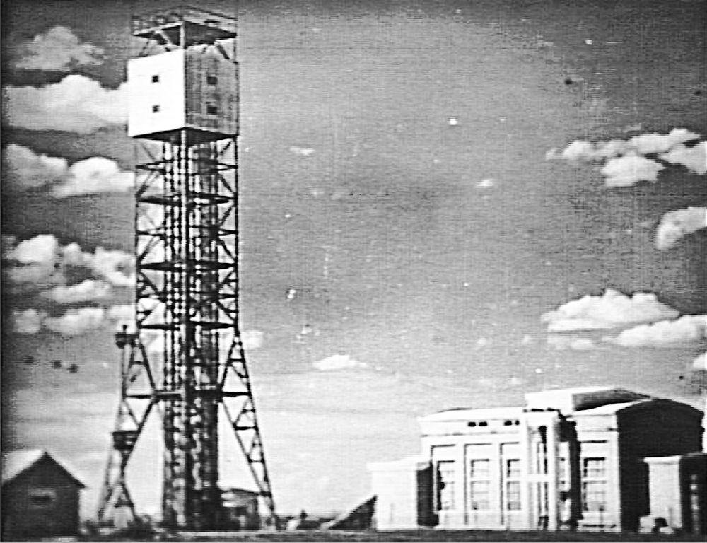 Вышка для установки ядерного заряда на Семипалатинском полигоне