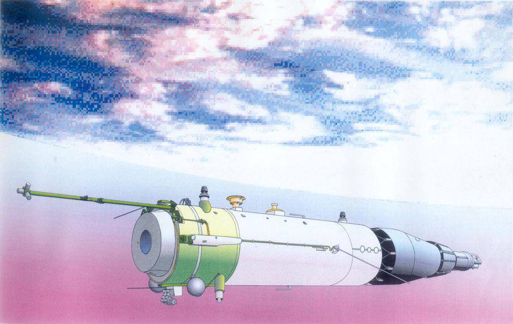 Космический аппарат с ЯЭУ