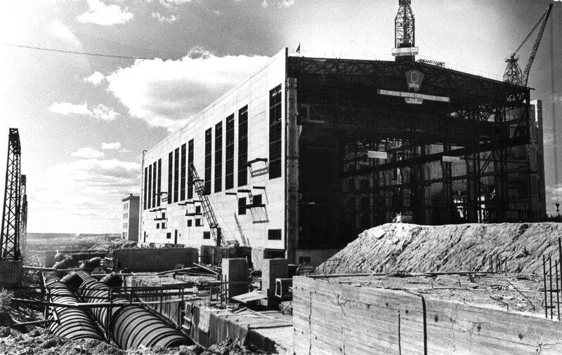 Белоярская АЭС. Строительство машинного зала 1 очереди