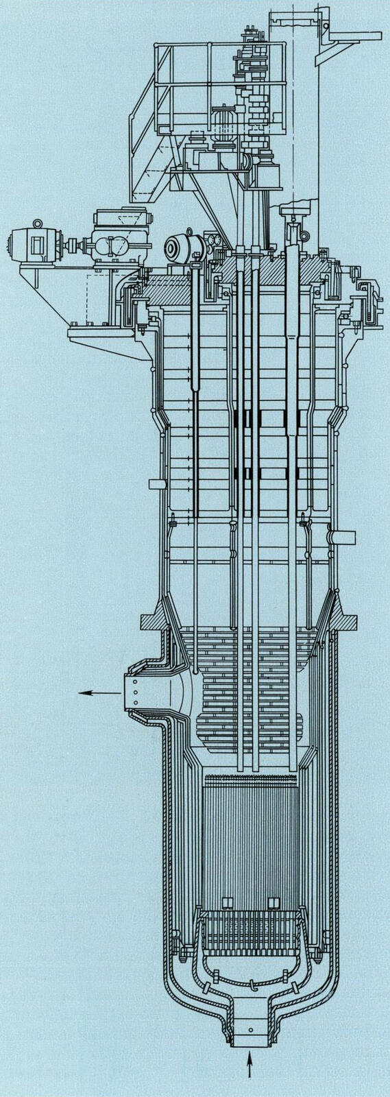 Схема реактора БОР-60