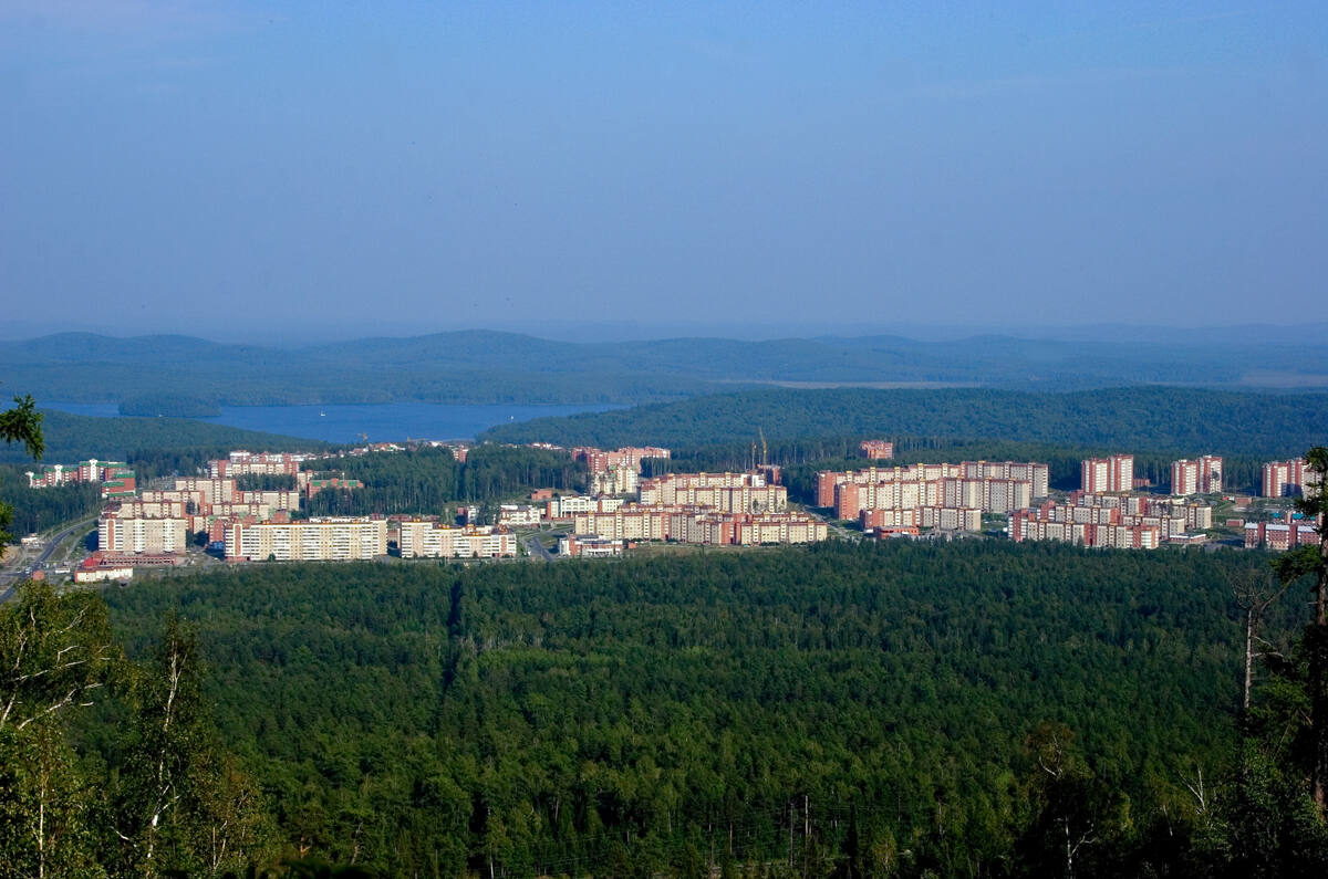 Панорама Новоуральска. 2005 г.