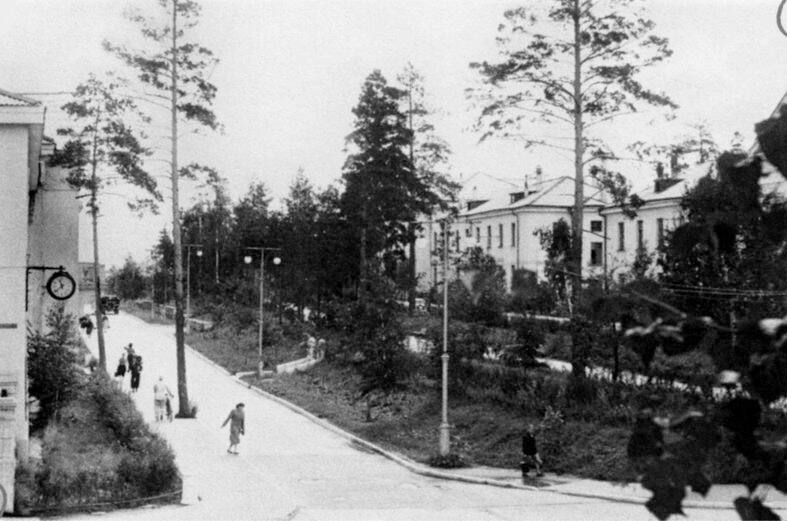 Дом № 40 по проспекту Ленина, где разместилось управление комбината