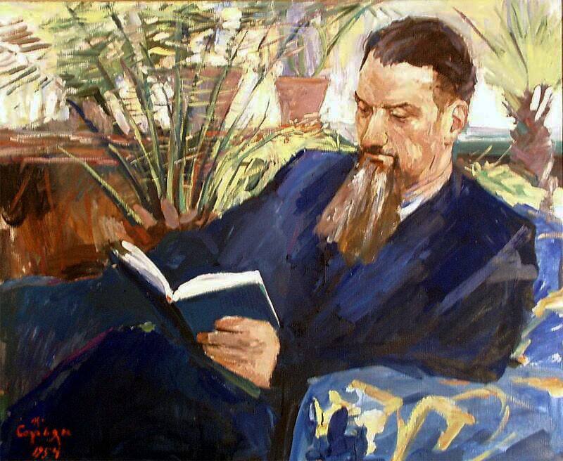 Портрет Игоря Васильевича на веранде работы М. С. Сарьяна. 1954 год