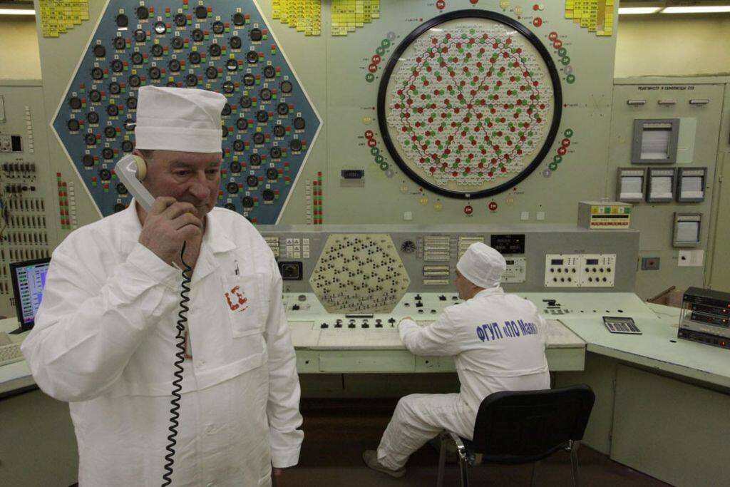 Реактор Руслан. Пульт управления