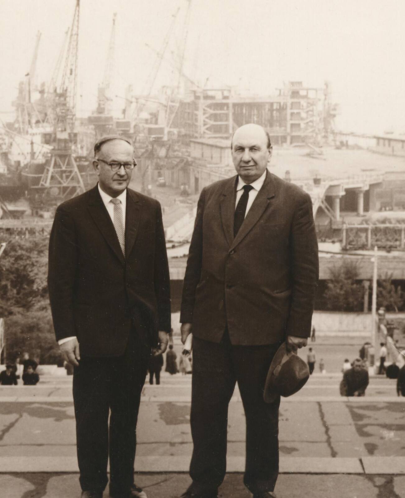 В.К. Боболев и О.И. Лейпунский в Одессе. 1967 г.