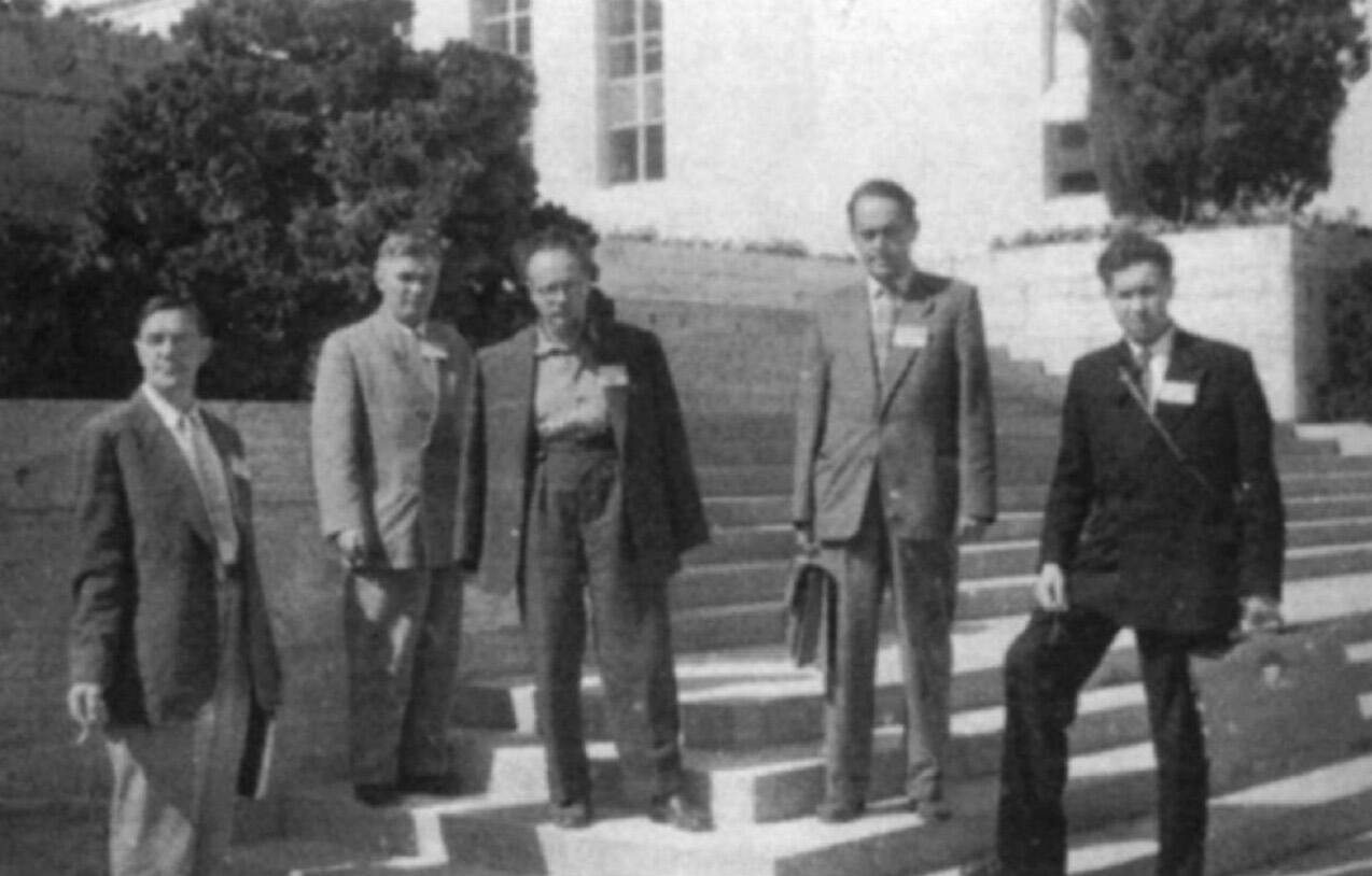 На Женевской конференции по мирному использованию атомной энергии. 1958 г.