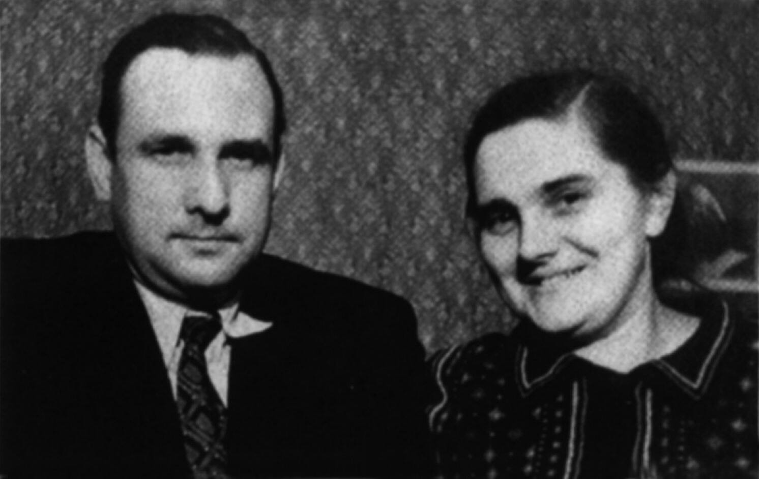 С.Н. Ковалёв с женой Тамарой Васильевной. 1952 г.