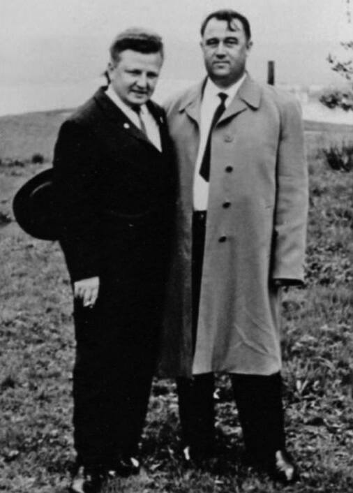 В.Я. Опланчук и Хорст Левандовски. 1966 г.