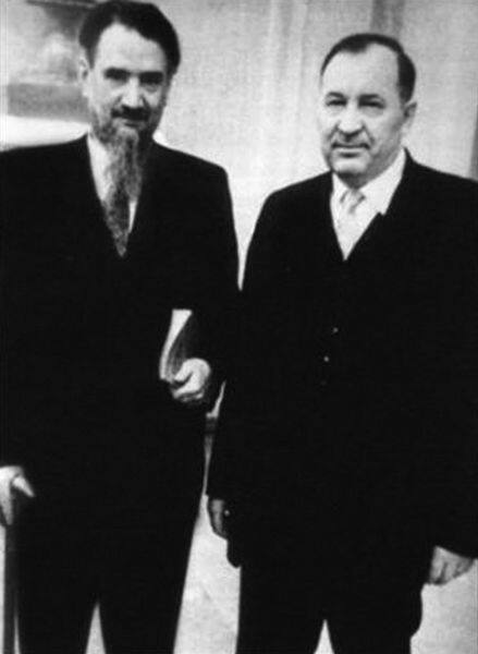 И.В. Курчатов и Е.П. Славский