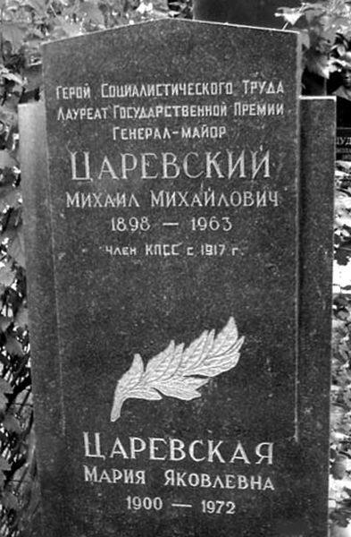 Могила М.М. Царевского