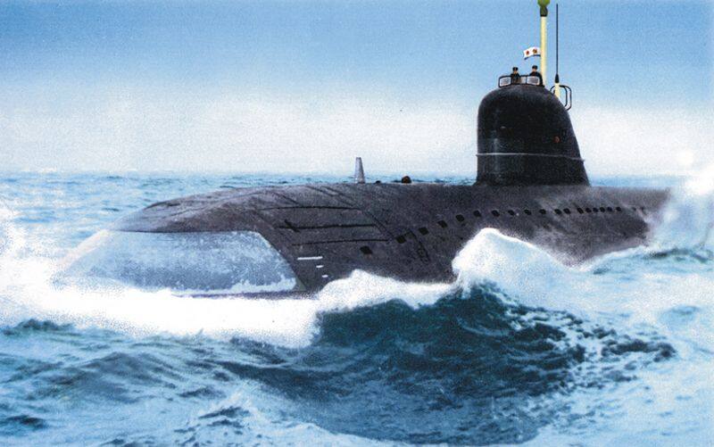 Первая советская атомная подводная лодка
